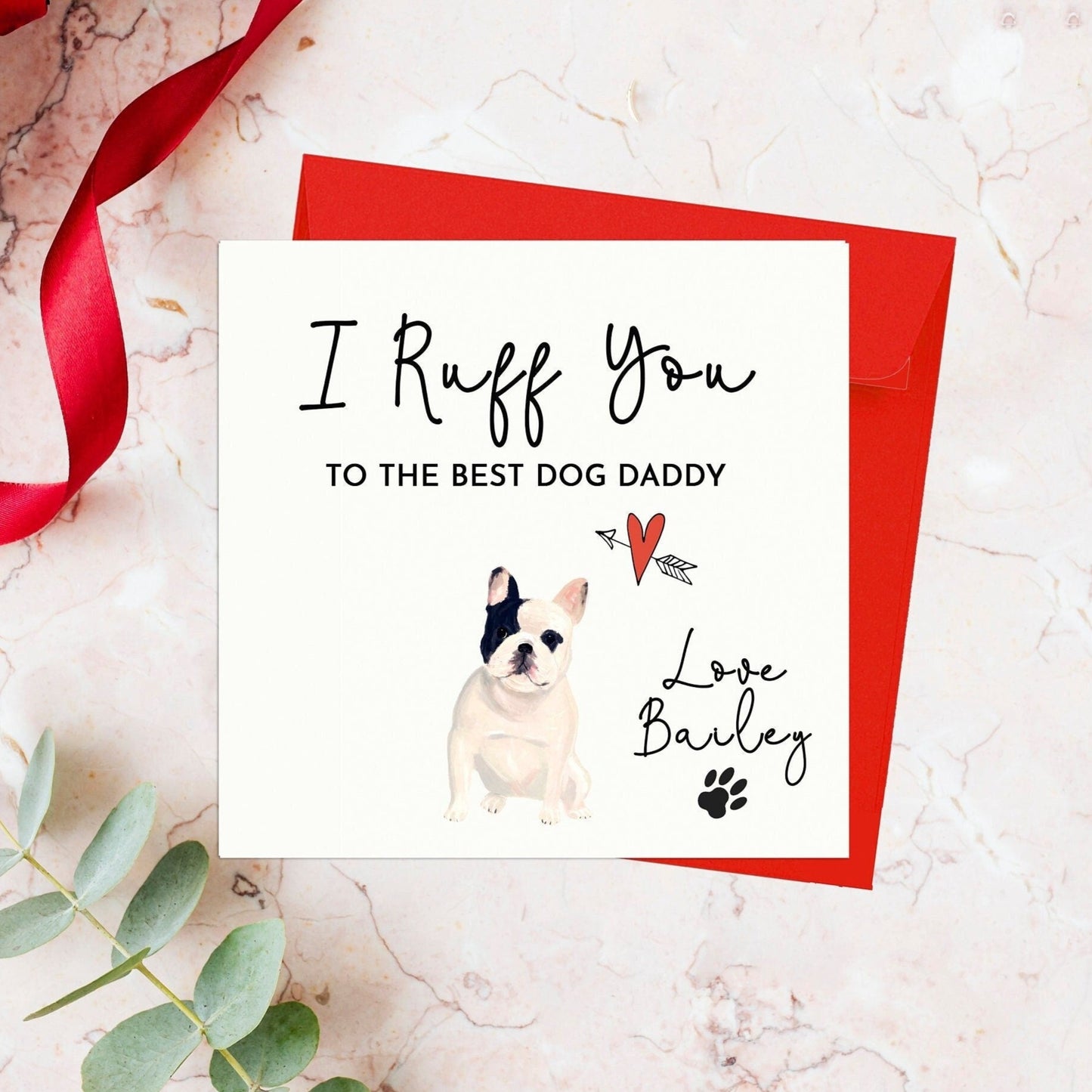I Ruff You Dog Lover Card