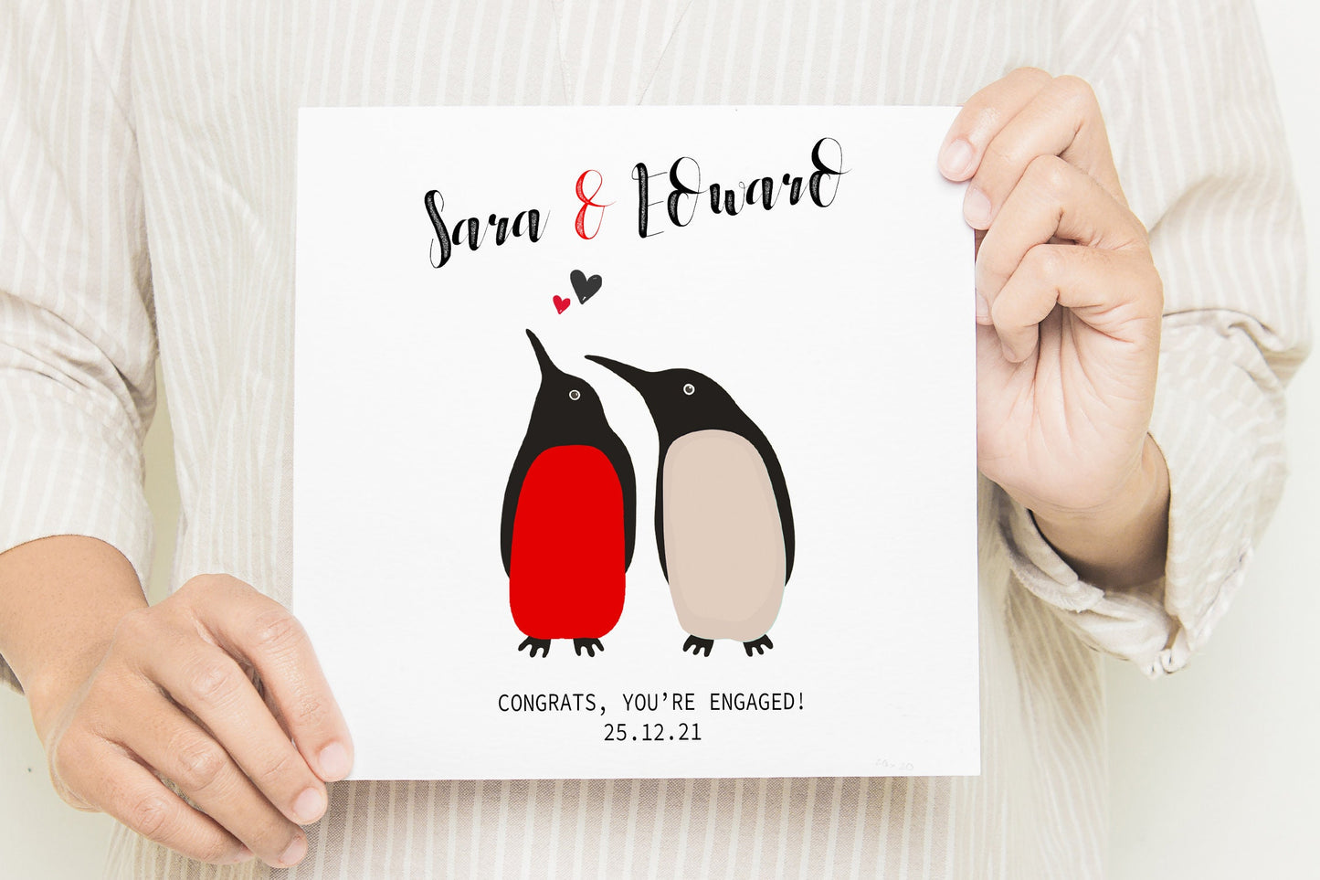 Penguin Engagement Card