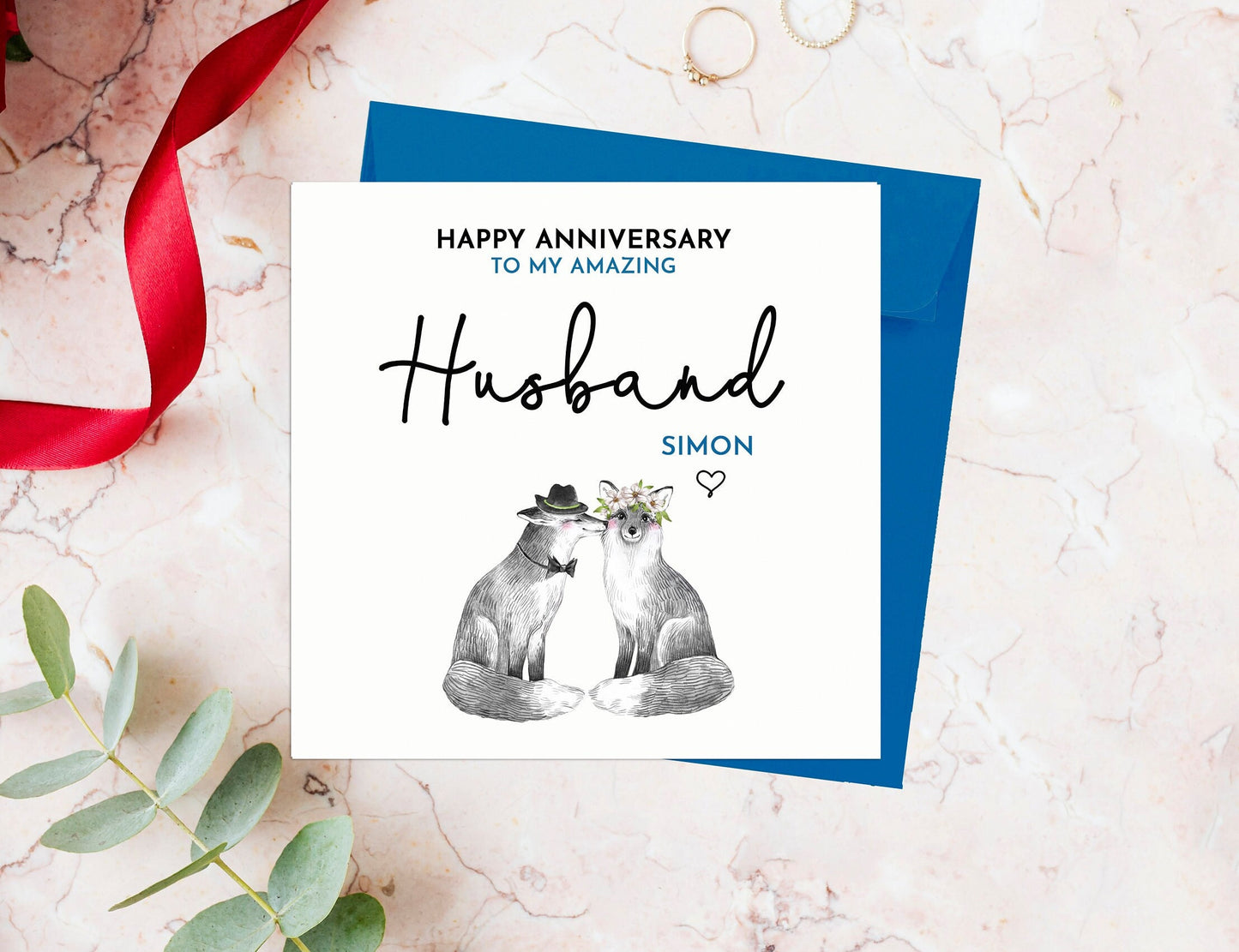 Happy Anniversary Husband Card