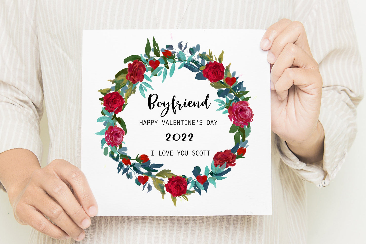 Boyfriend Valentines Day Card