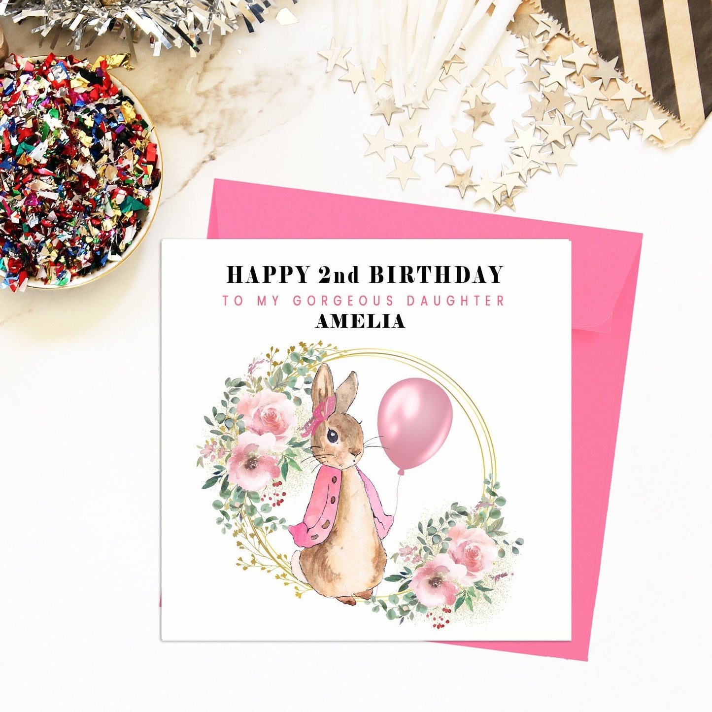 Daughter Peter Rabbit Birthday Card