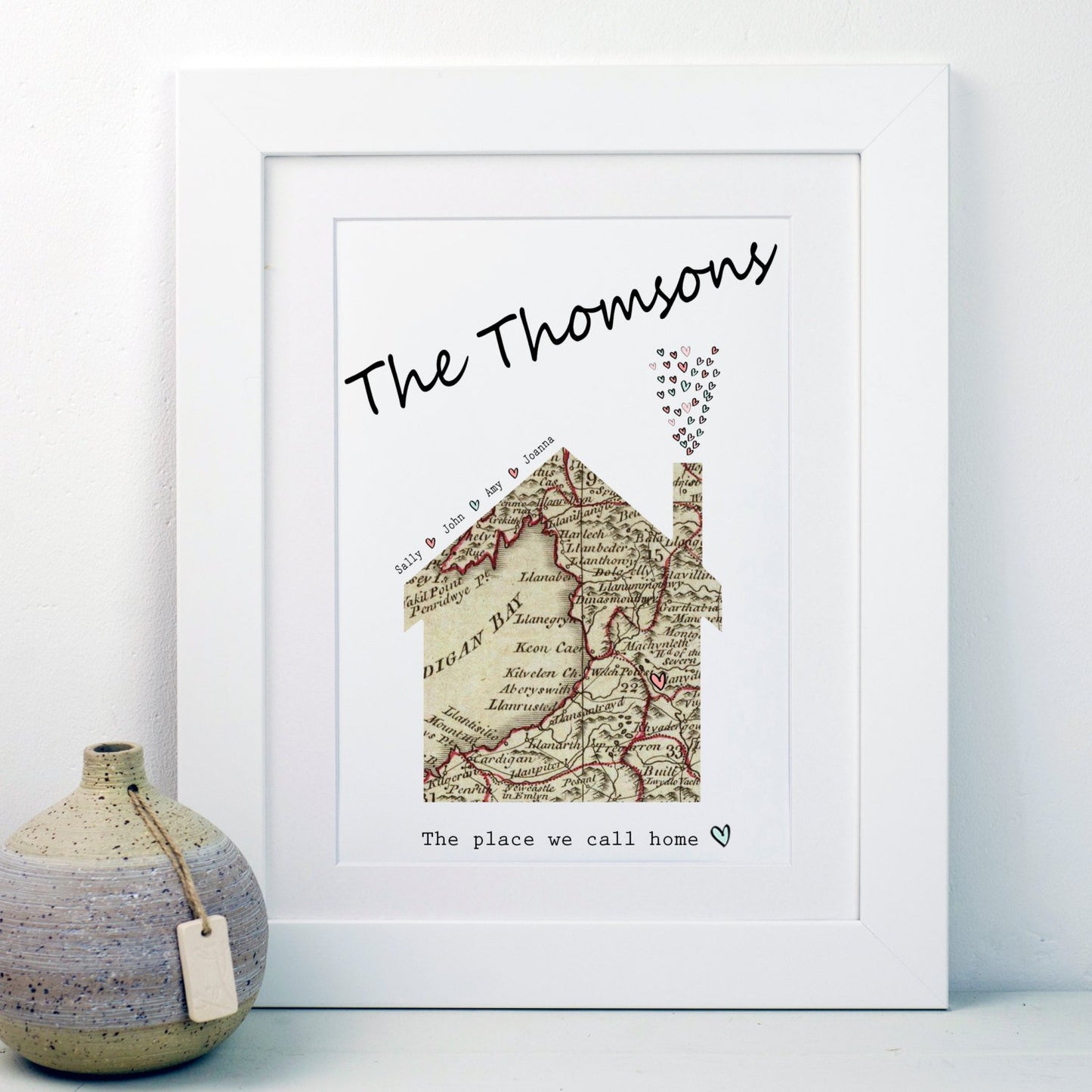 Place We Call Home Map Print